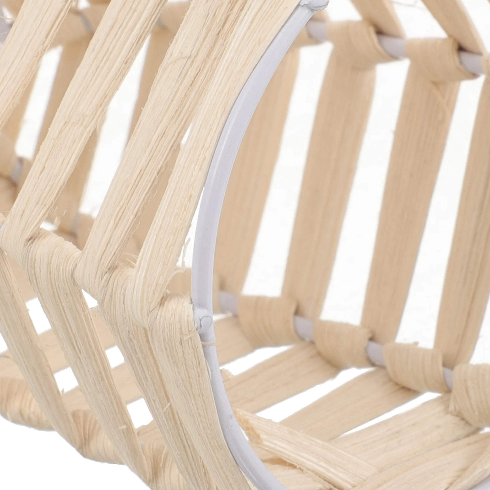 

Japanese Rattan Lampshade Mini Light Cover Table Lighting DIY Accessories Boho Style Ivory Small Bulb Home Decor Bamboo Weave