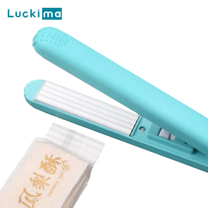 آلة ختم العبوات الصغيرة المحمولة, جهاز ختم حراري منزلي مبتكر لحفظ الأطعمة والوجبات الخفيفة وأدوات المطبخ الصغيرة 100-240 فولت