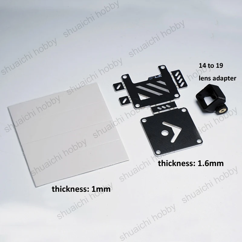 1Set FPV Drone Air Unit Videoübertragung Wärmeableitung Kit mit 14 bis 19 Kamera Adapter Modifikation Gehäuse für DJI O4 Lite