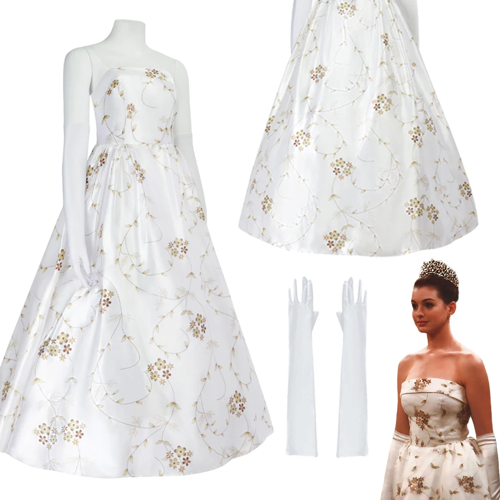 

Фантазия фильм «Дневники принцессы Миа», платье для косплея, женский костюм Disfraz, женская карнавальная праздничная одежда на Хэллоуин