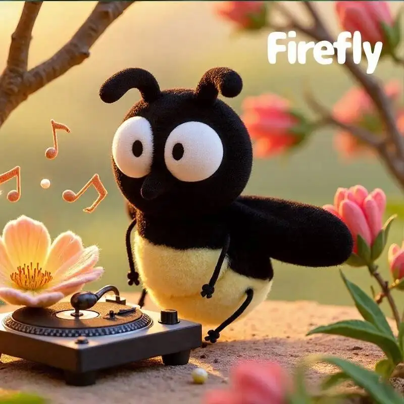 

18cm Cartoon Funny Insect Series Plush Toy Soft Cute Garden Firefly Stuffed Animal Perfect Birthday Gifts for Kids Girls or Boys