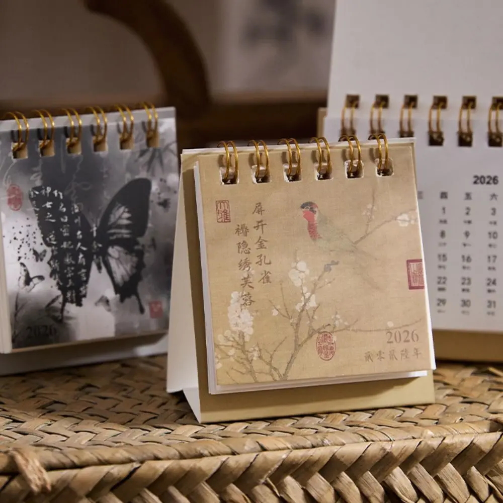 2026 To Do List Desk Calendar Home Decoration Thick Paper Schedule Planner Simple Creative Mini Calendar Desktop Decorations