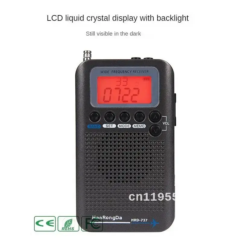 New Portable Aviation Band Radio Off-Road Hobby Vhf Channel Receiving Multi-Function Full Band Radio Manufacturers