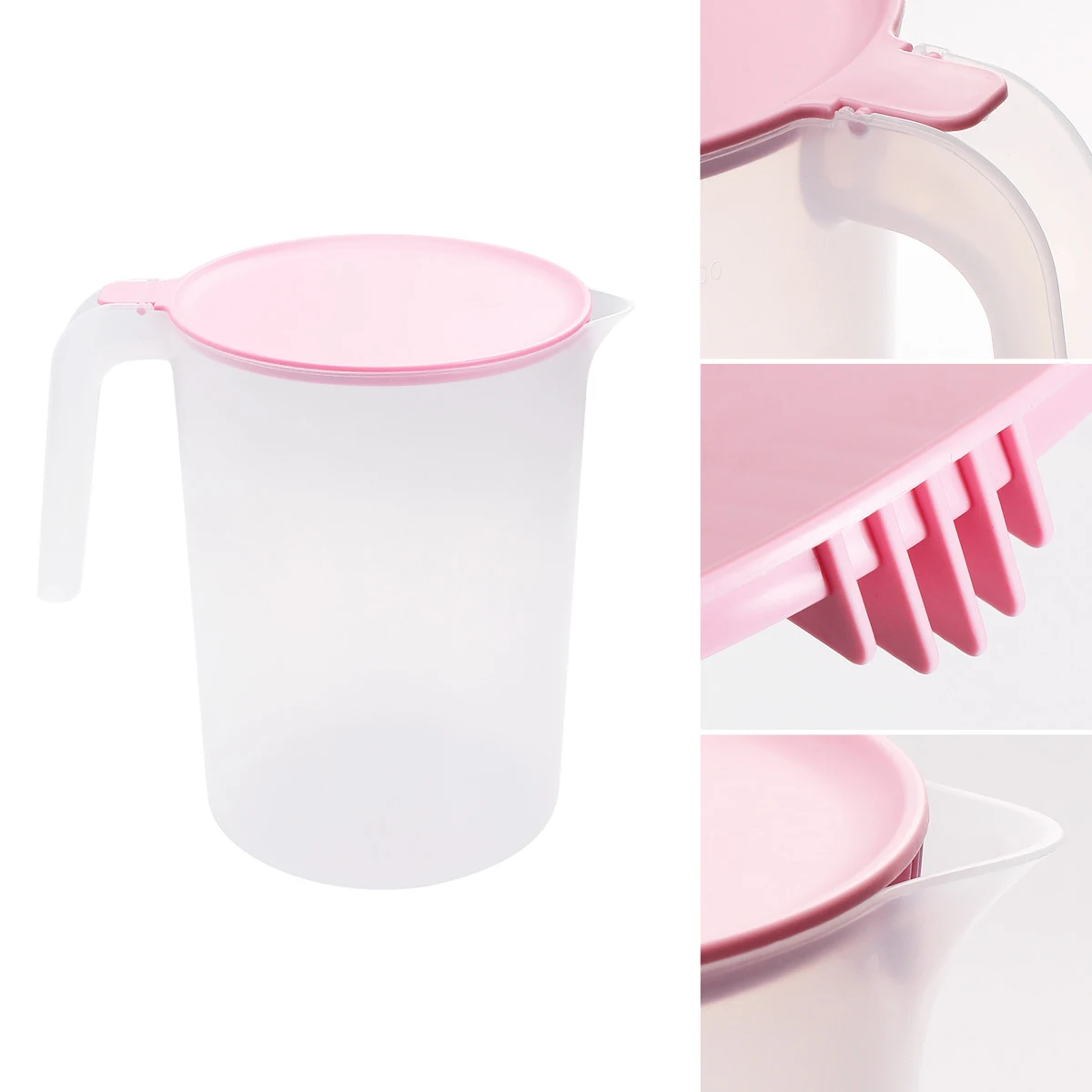 

Coffee Cup Cold Water Bottle Pitcher with Lid Large Serving Pitchers for Parties