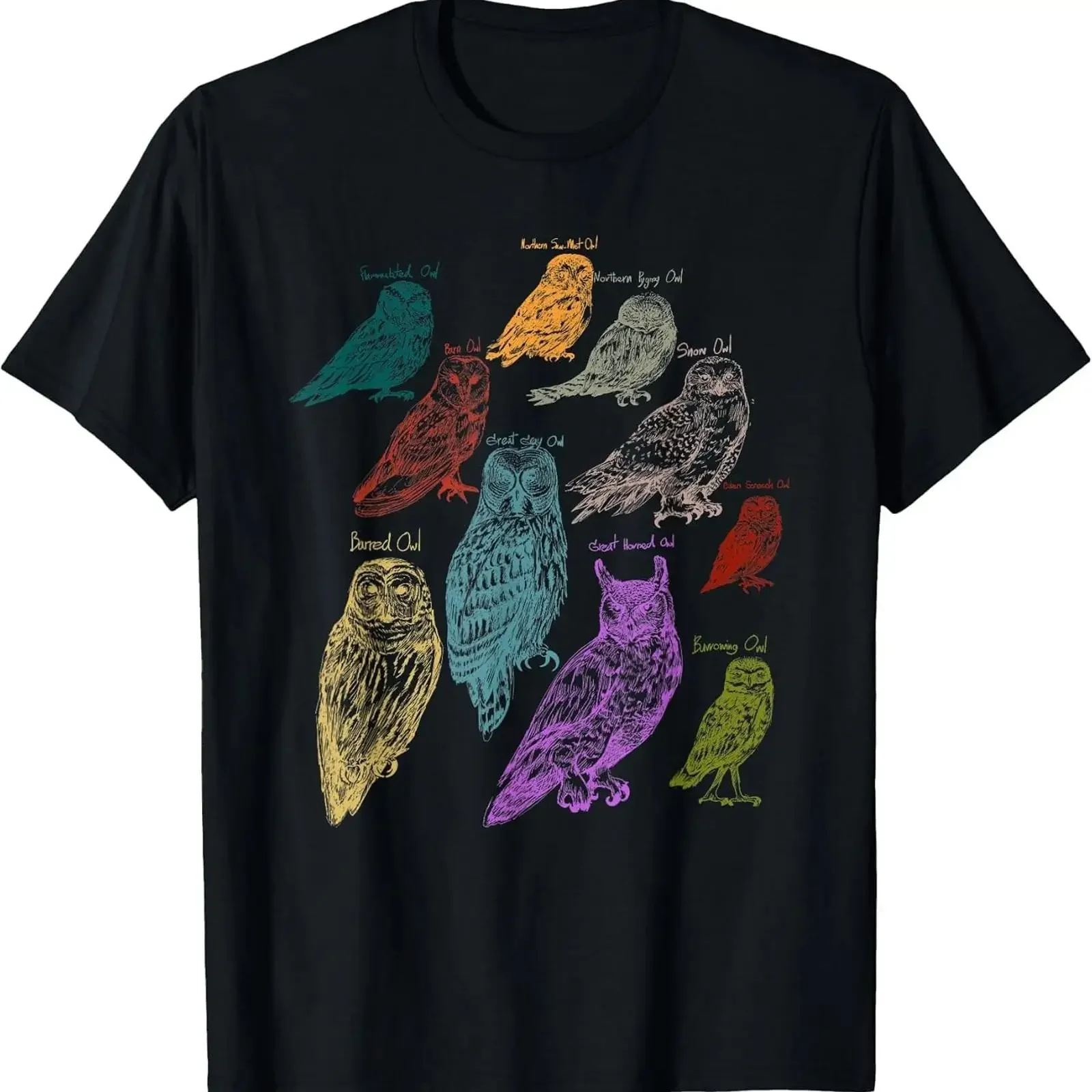 BEST Forest Owl Breed Ornithologist Lover T Shirt Size S 3XL vintage Washed Top For Everyday Wear Versatile designer clothes