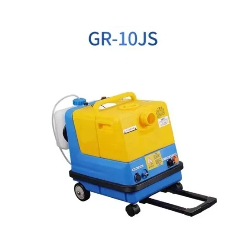 9L/10L Dual Tank Commercial Carpet Cleaning Machine Spray Suction Rotary Brush Integrated Wheeled Fabric Spot Extractor