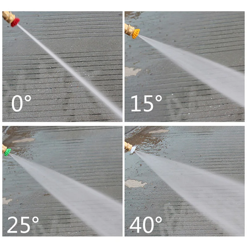 

Эффективный аксессуар для чистки деталей высокого давления 14, серия K, совместимый с моделями K2–K6, поставляется с 5 насадками