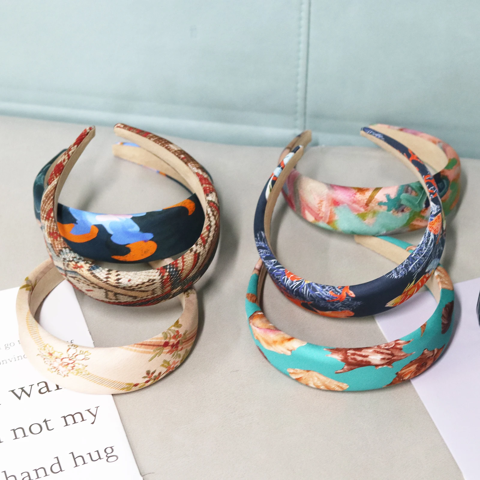 

Unique Design Handmade Silk Headband Fashionable and Elegant Colorful 100% Natural Silk Hair Band Decoration Hair Accessories