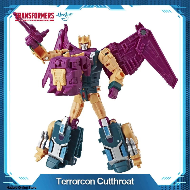 

Hasbro Transformers Generations Power of the Primes Deluxe Terrorcon Cutthroat Action Figure Toys for Birthday Gift E1131