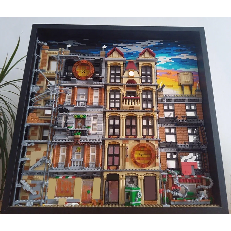 

2816 шт. MOC супергерои IKEA Sannahed 50x50 см модульные DIY сборка строительные блоки развивающие игрушки для детей подарок на день рождения