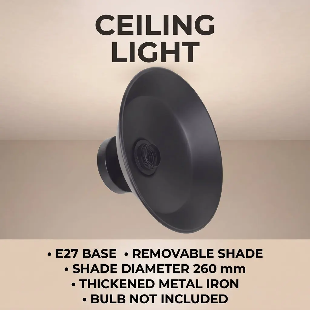 30W Modern LED Ceiling Light 26cm 3-Color Switch Control Flush Mount Lamp Metal Fixture AC185-245V for Bedroom Kitchen Balcony