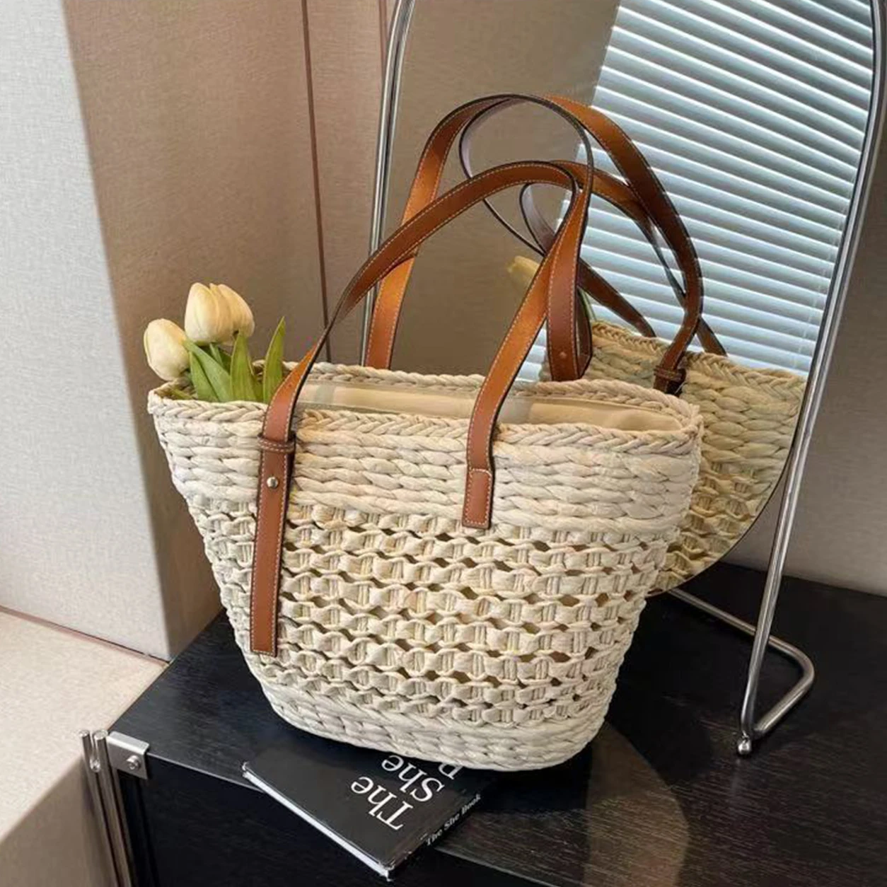 Designerska, codzienna torba z – Basket Bag Wicker recenzja i cena