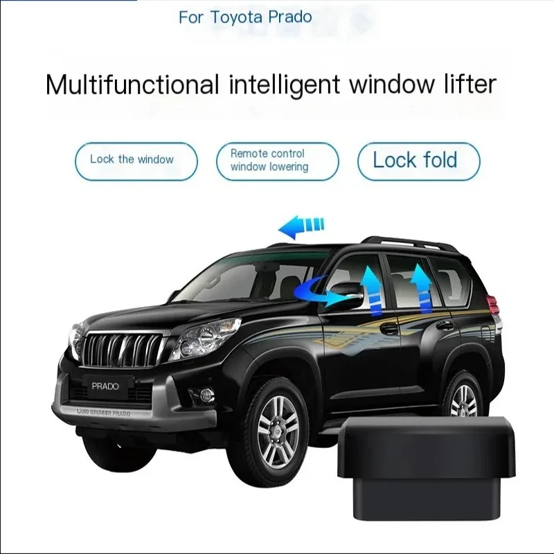 For Toyota Prado 2010-2017 OBD Window Closer And Speed Lock Auto Door Lock Plug And Play Car Accessories