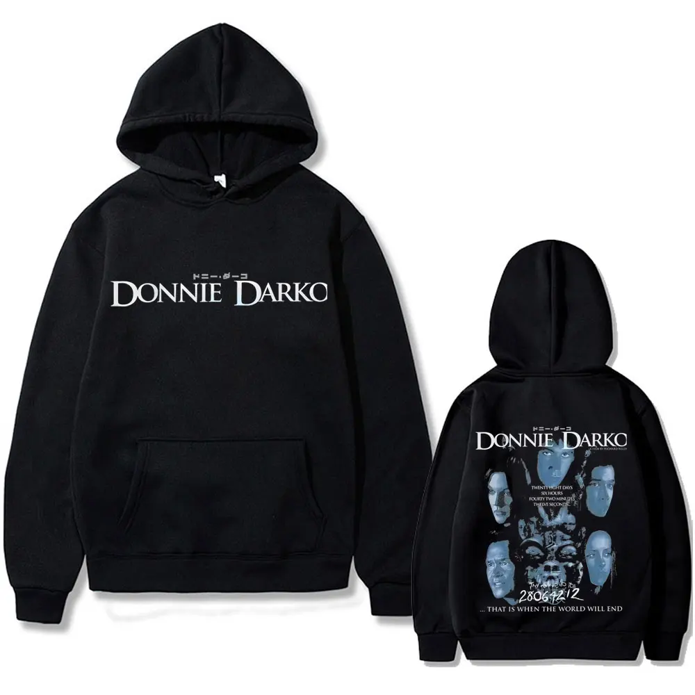 

Movie Donnie Darko That Is When The World Will End Graphic Hoodie Men Women Casual Cotton Vintage Sweatshirt Oversized Pullover
