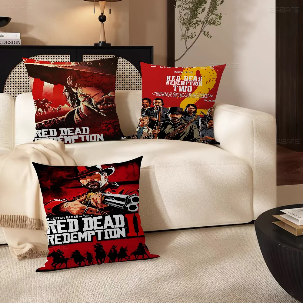 R-Red D-Dead R-Redemption 2 Personalized Pillow Dust Cover Bedroom Kids Party Decoration Pillowcase Birthday Children Gift