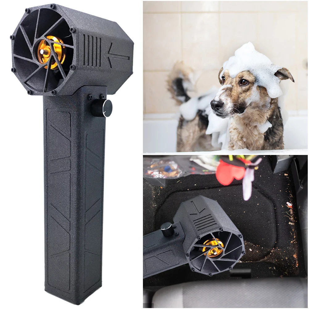 

Car Violent Blower Brushless Motor Handheld Turbo Jet Fan 60000RPM Air Blower Portable Turbo Fan for Computer Keyboard Cleaning