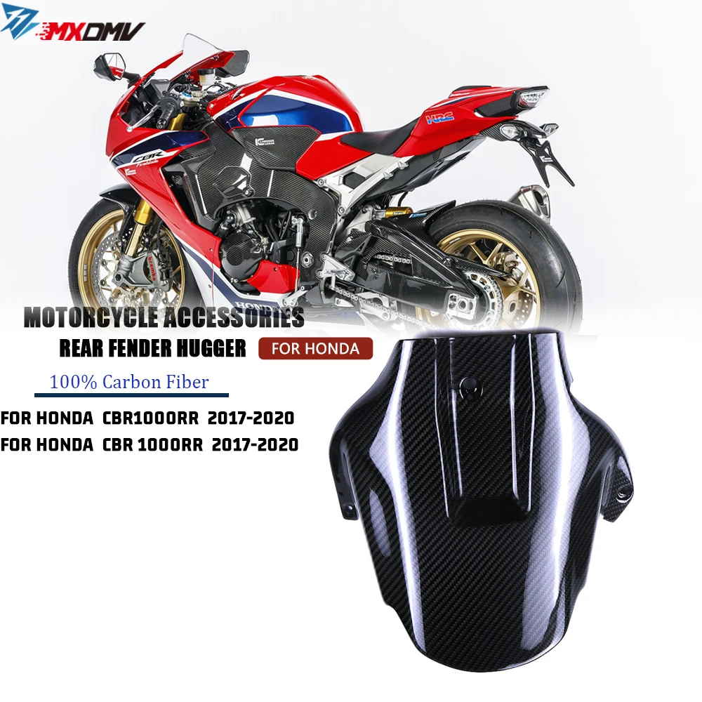 Carbon Fiber Rear Hugger Mudguard Fender Fairing For Honda CBR1000RR 2017-2020  Motorcycle Modified Spare Parts Accessories