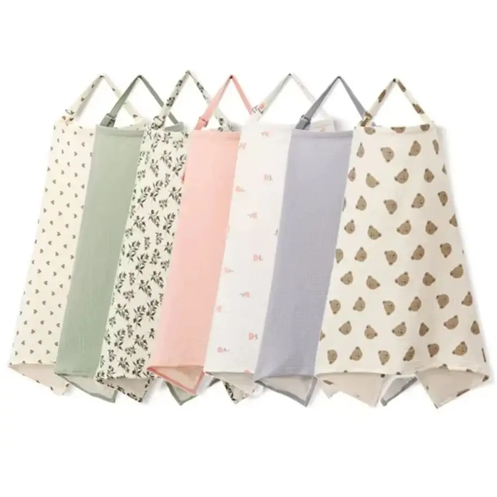 2 in 1 Maternal Nursing Covers Comfortable Soft Feeding Clothes Cotton Anti-Exposure Mother's Nursing Apron