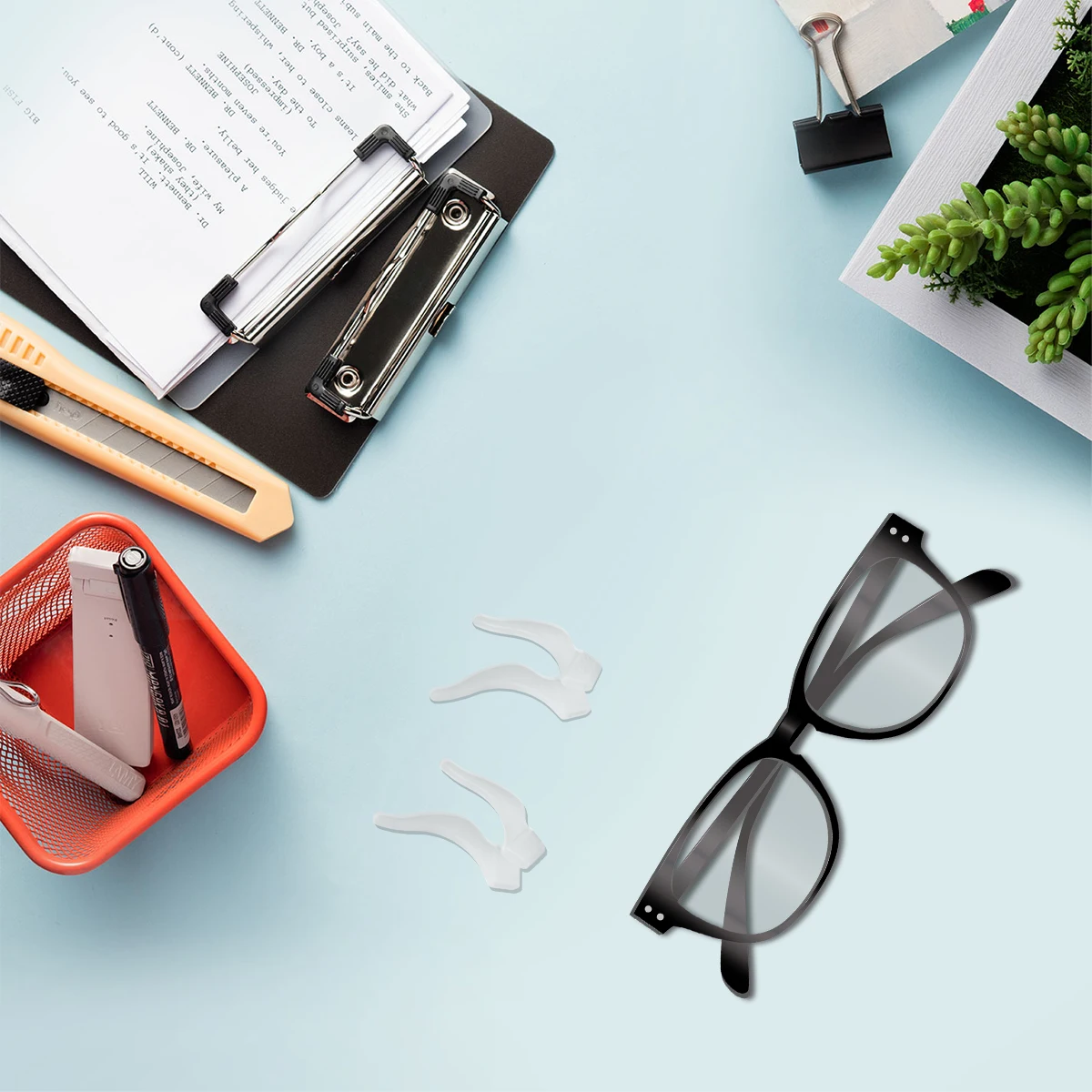 

10 Pcs Glasses Non-slip Cover Anti-slip Ear Grips Hook Sunglasses Set Silicone Glasses Leg Set Comfortable Sports Daily Wear