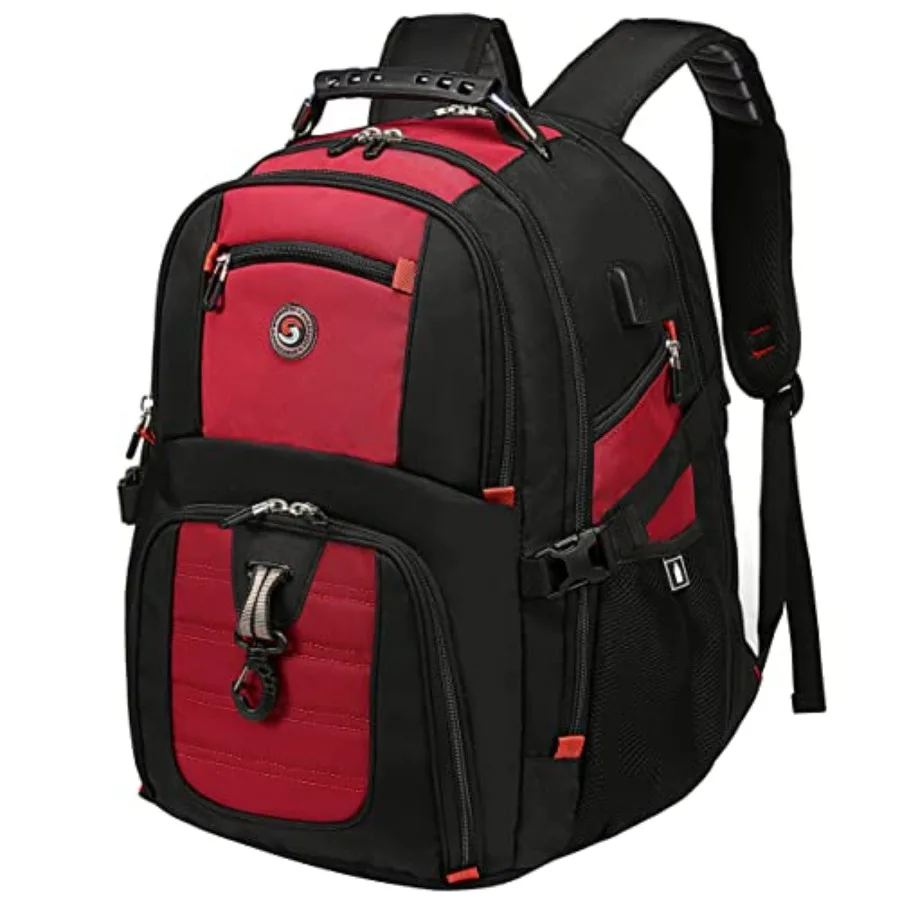 

Extra Large 50L Travel Laptop Backpack with combination lock College High School Backpack Airline Approved Business Work Bag Fi