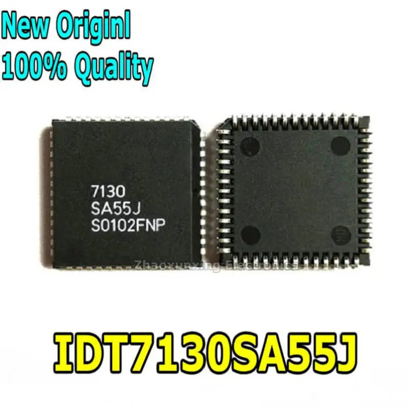 2~5PCS   New   IDT7130SA55J    IDT7130   PLCC-52    Chipset