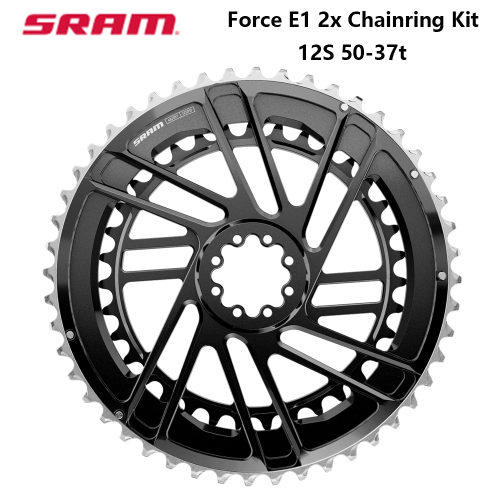 Kit de plateaux SRAM Force 2x 50-37T, fixation directe 8 boulons, 2x12 vitesses, 8 trous, double, original pour manivelle SRAM Force