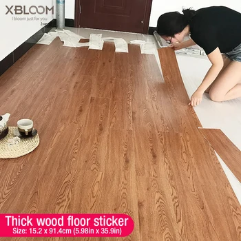 Wood Grain PVC Sticker 1