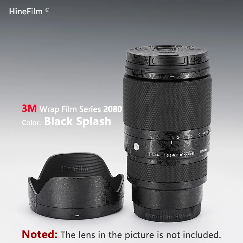 Customized Skin For Sigma 16-300 FE Mount Lens Sticker 16300 Lens Decal Skin for Sigma 16-300 F3.5-6.7 Wrap 16 300 Cover Skin