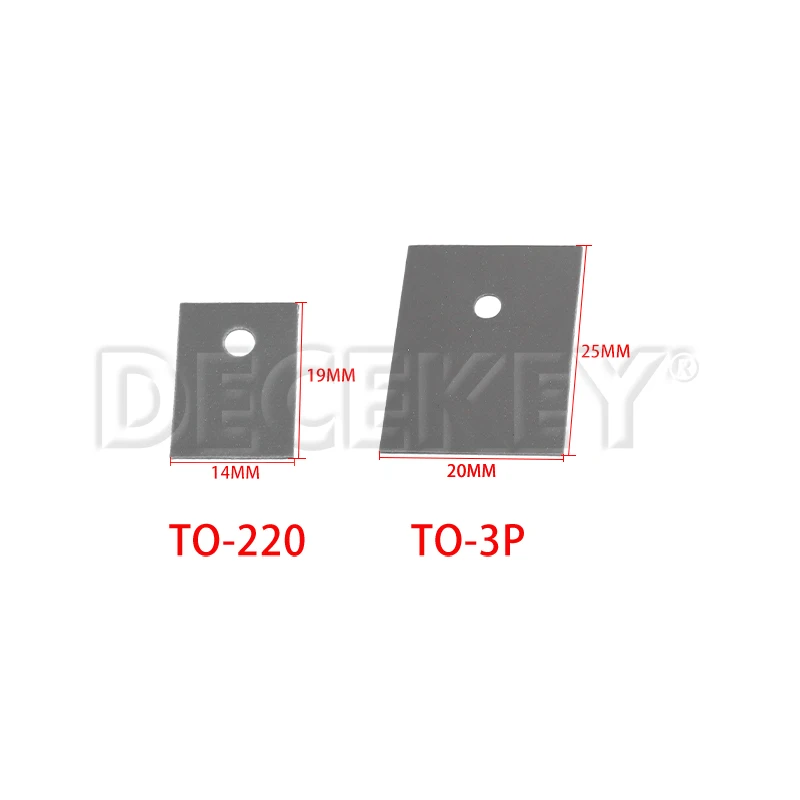 Large TO-3P TO-247 silicone sheet insulation pads silicone insulation film