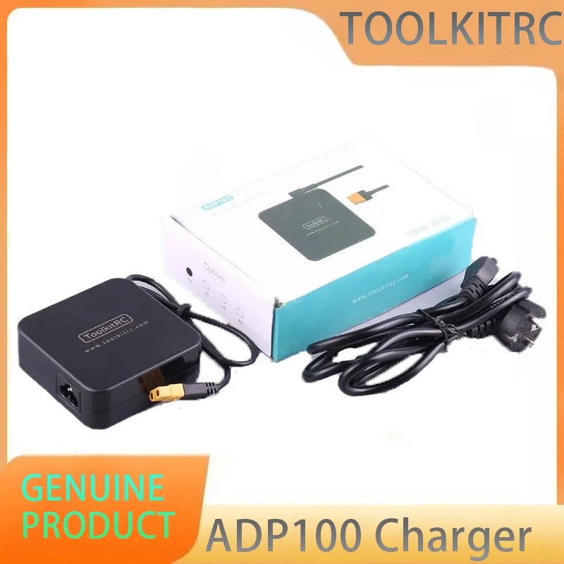 

ToolKitRC ADP100 100W 20V Power Supply with XT60 Output Adapter for ISDT Q8 Q6 GT Power Hota HTRC SkyRC Charger RC Drone