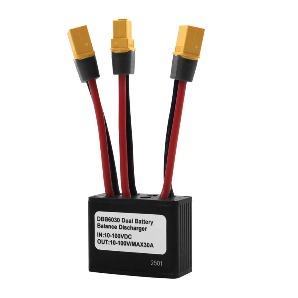 /30A /Dual /Battery Connector Adapter 10-100V Parallel Discharge Converter Switcher Module For Electric Bike Ebike Scooter Parts