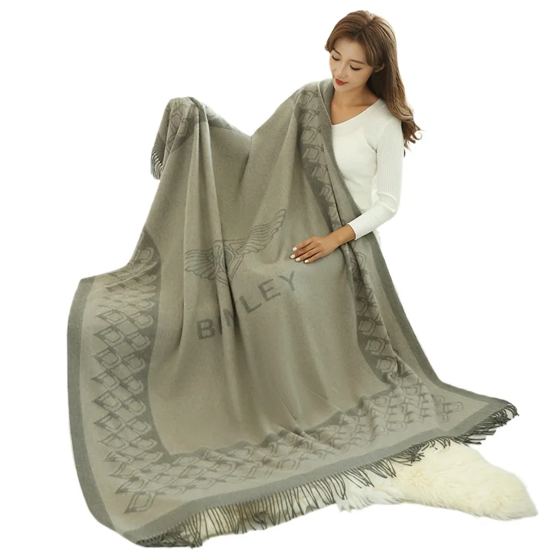 

Inner Mongolia, pure cashmere, blanket, fringed, drape