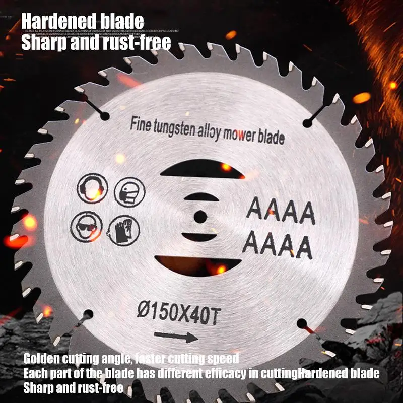 Mulching Lawn Mower Cutter Lawnmower Cutter Alloy Cutting Tool Replacement Parts 4/6 Inch Gardening Machine Attachment Lawn