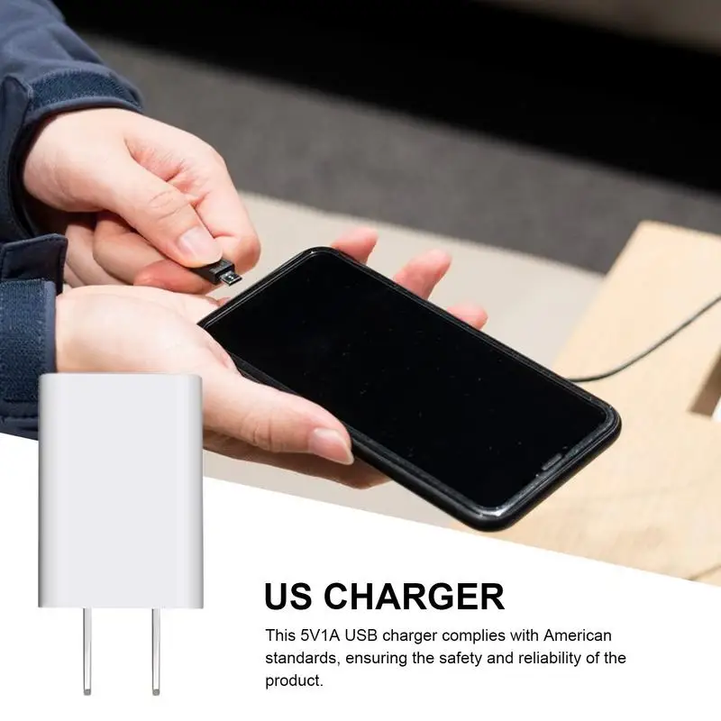 Fast Charger Block Adapter Charger 5V1A Fast Charging Charger Block For Small Appliances Smartphones Tablet Devices