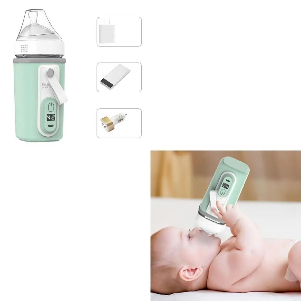 

USB грелка для бутылочек, подогреватель молока, бутылочка для кормления, изоляционная крышка, термостат, сумка для подогрева для