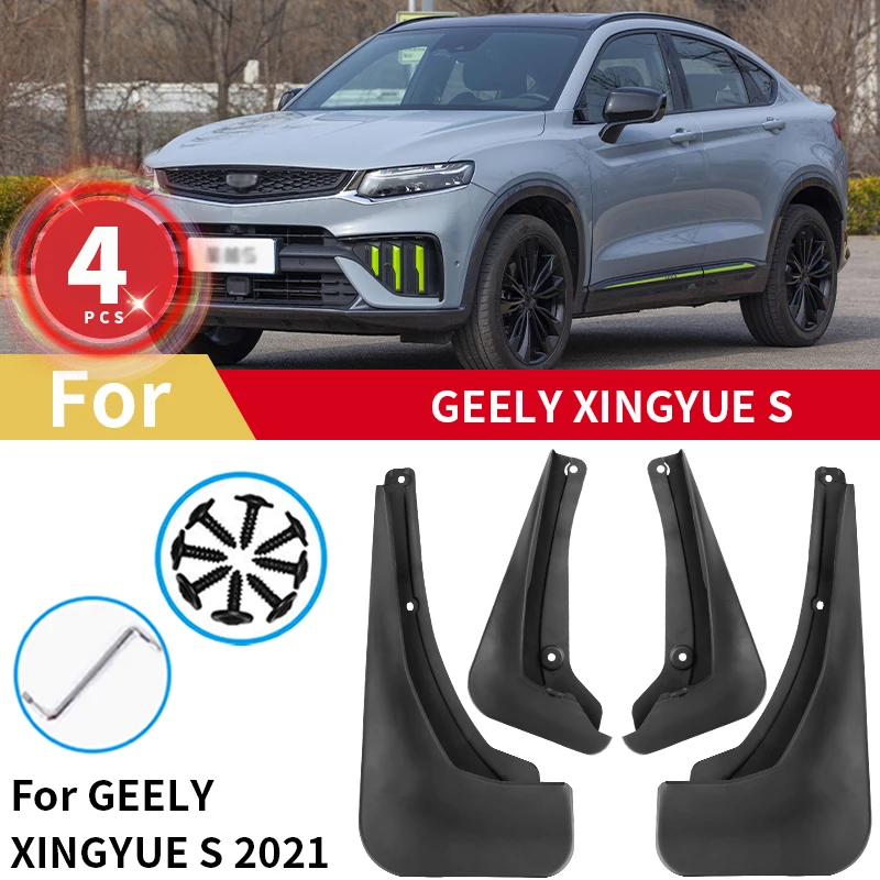 

4pcs Car Mud Flaps for Geely Tugella FY11 Xingyue S 2020 2021 Mudguards Splash Guards Fender Mudflaps Auto Accessories