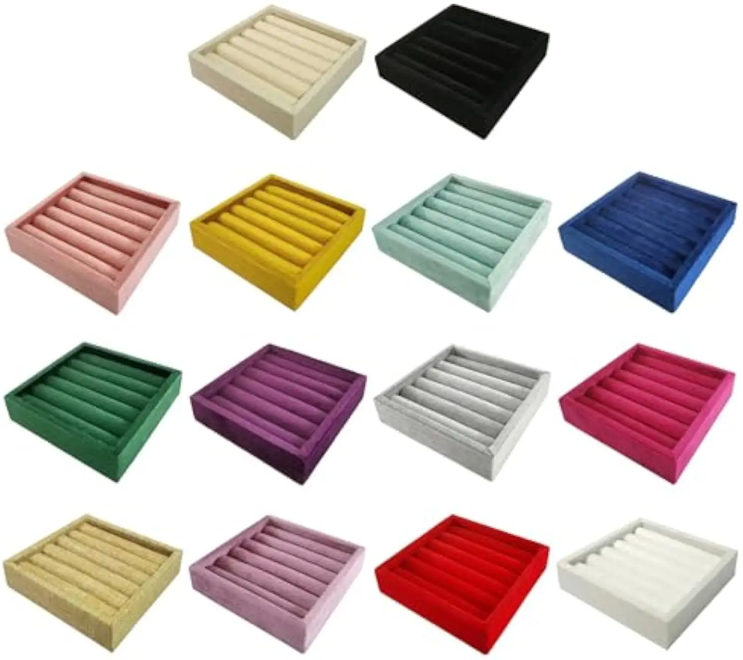 

Маленький поднос для колец, органайзер для ювелирных изделий, 5 слотов для ушных шпилек для женщин, подруг, продающая выставка 11x11 см