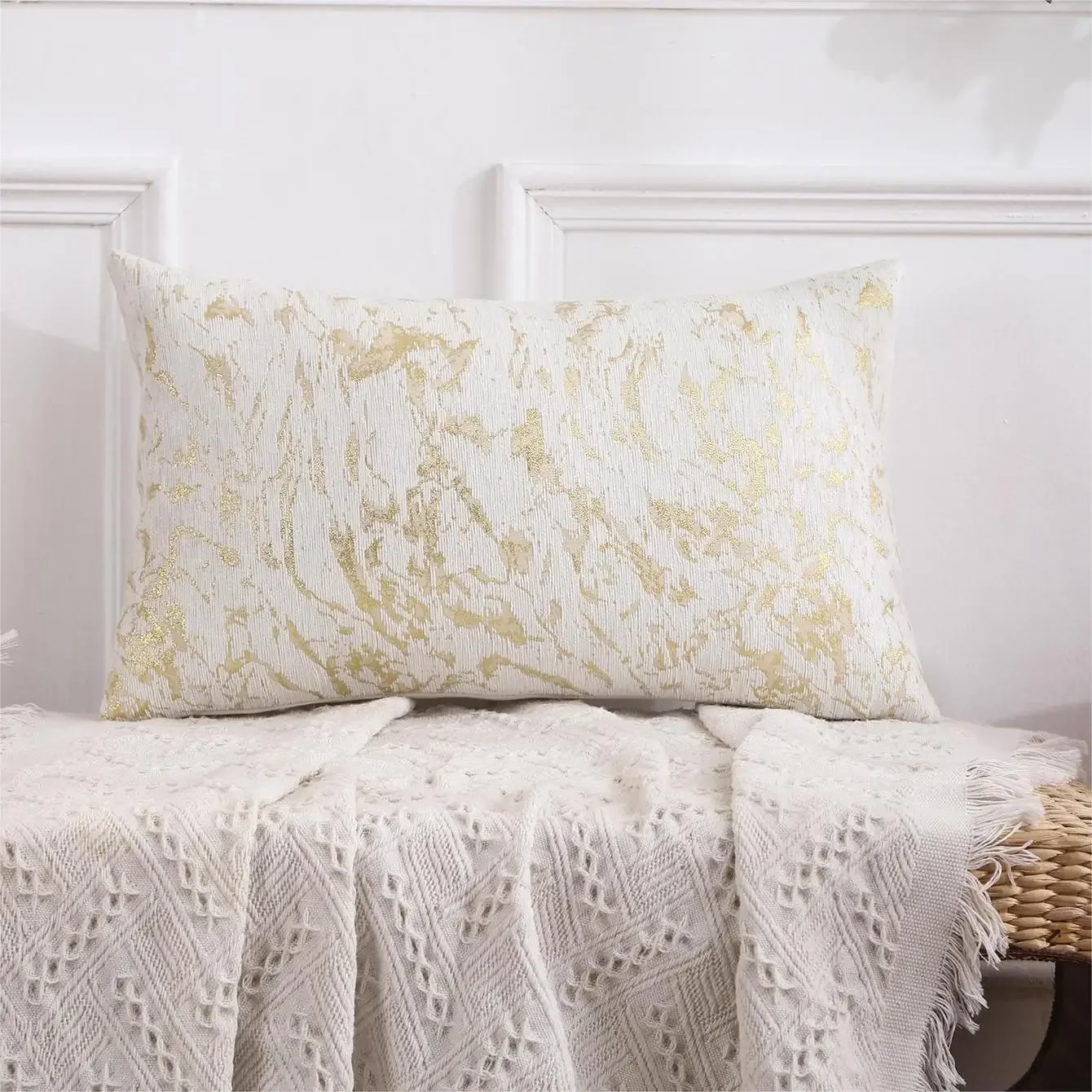 الشنيل غطاء الوسادة لينة رمي وسادة تغطي مربع كيس وسادة فاخر مخيط حافة الأريكة أريكة غرفة المعيشة ديكور المخدة