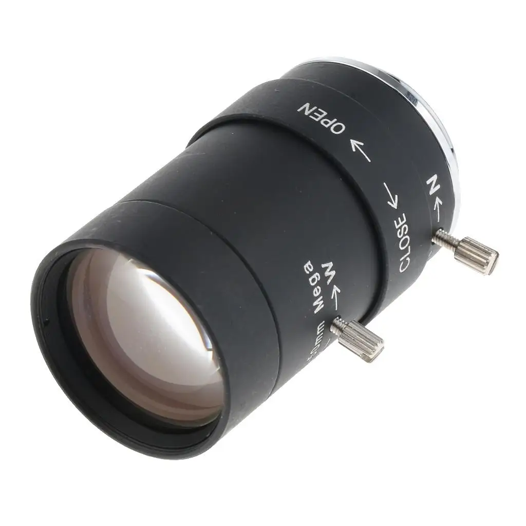 5-50mm F1.6 Manual Iris Zoom Lens CS Mount Industrial Microscope Camera Lens for Digital Camera