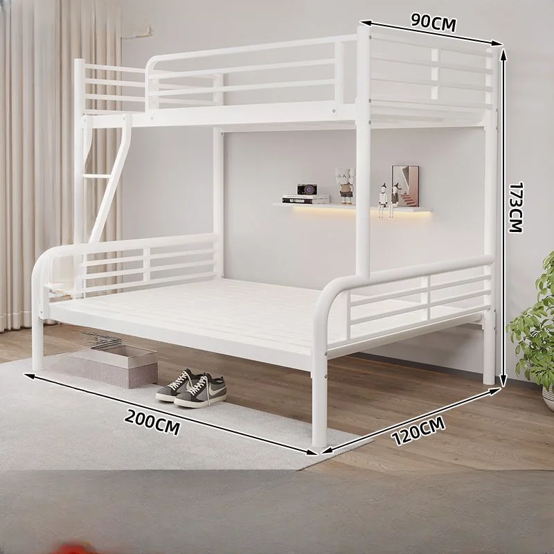 Upper and lower bunk mother bed Double bunk Children\'s student dormitory High and low Adult Household iron