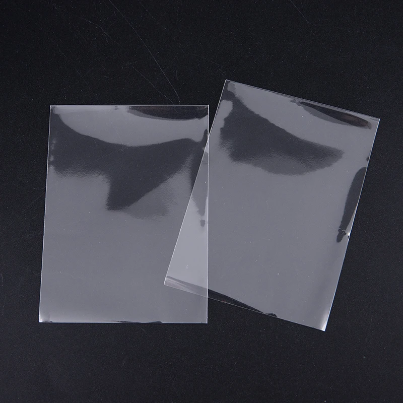 100Pcs 65*90 Transparent Collection Card Film Card Game Protector Kill Sleeves Card And ID Protector Bag