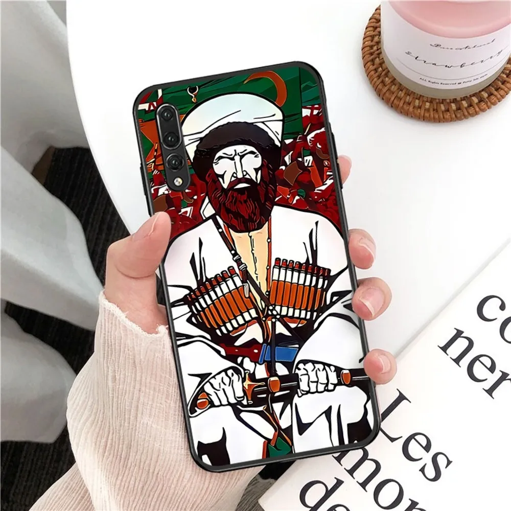 Chechen National Flag Phone Case For Huawei P 8 9 10 20 30 40 50 Pro Lite Psmart Honor 10 Lite 70 Mate 20lite