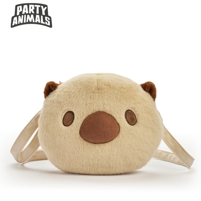公式パーティーアニマルズ オッタ人形 かわいいぬいぐるみ小銭入れ ビーストパーティー 本物の周辺機器 クロスボディバッグ オーナメント 女の子の誕生日プレゼント