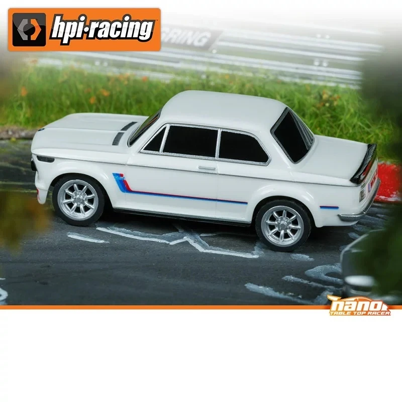 

Радиоуправляемая машинка HPI Racing, масштаб 1/64, 2002 Turbo Nano Table Top Racer, электрическая, со светодиодными фарами, 2WD, 161400 161401