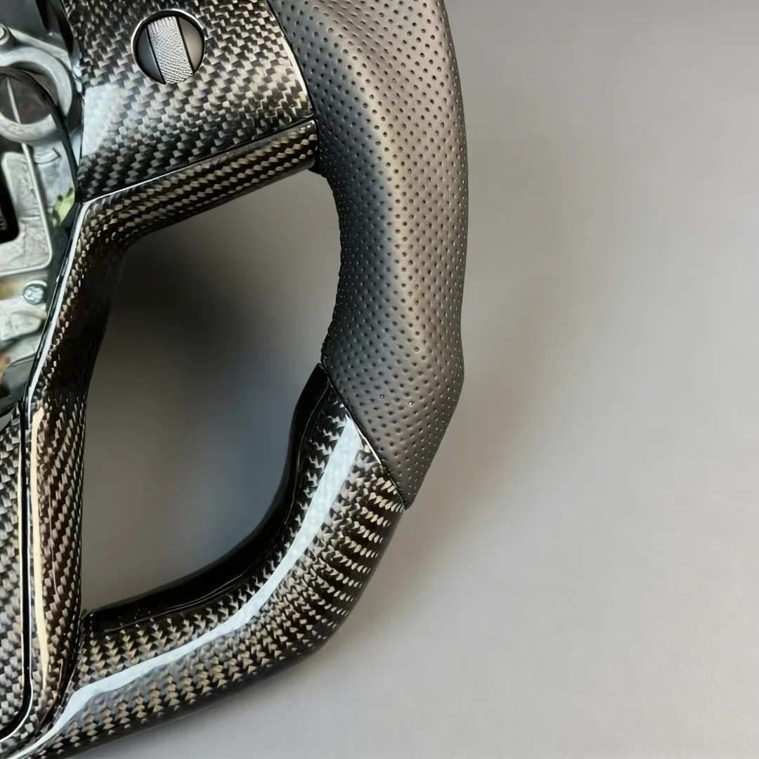 High Quality Carbon Fiber Steering Wheel for Tesla Model 3 Model Y 2017-2023 Factory Wholesale Support Customization