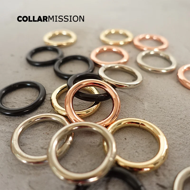 1PC Metal Buckle for Bag Cat Dog Leash 20mm Webbing O-Ring Backpack Keychain DIY Accessory Durable Hardness - 4 Colors