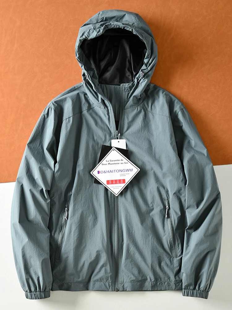 

Outdoor Lightweight Waterproof Qui Dry Breathable Men's Autumn Sports Soft ell Jaet Coat Fly Bird Maple Le Brand