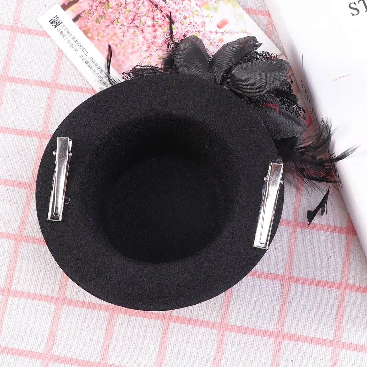 مشبك شعر أنيق على شكل قبعة مقاس 13 سم من نسيج شبكي ناعم ومشابك مزدوجة آمنة لحفلات الزفاف وإكسسوارات الشعر لحفلات الزفاف