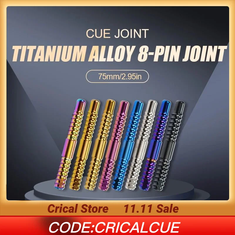 

Pool cue 3/8*8 Joint Polished Stainless Steel for Billiards Accessories Shaft Fittings