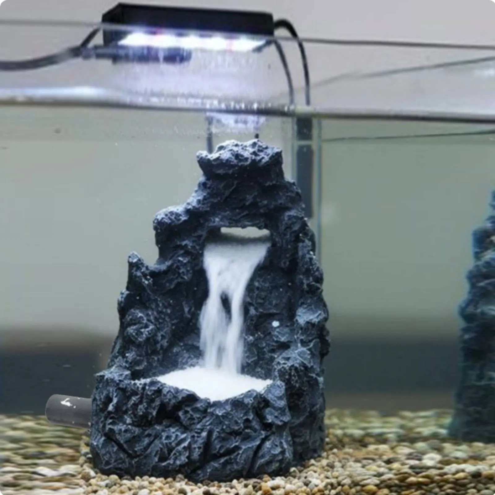 Aquatic Habitat Sand Waterfall Decoration Realistic Design Aquatic Habitat Sand Waterfall Kit Aquatic Fish Habitat Landscape